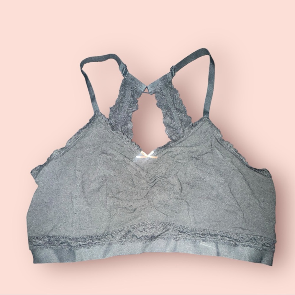 Cacique Charcoal Lace Bralette